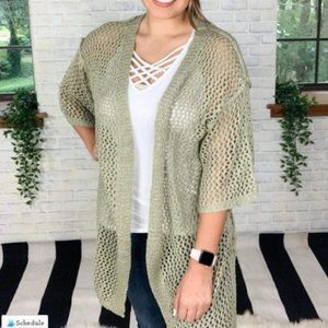 Women's Sweater NO NET LIKE IT CARDIGAN NWT